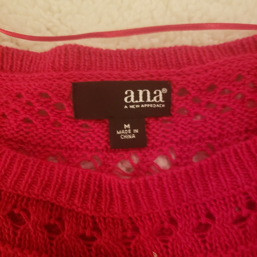 Women's red sweater